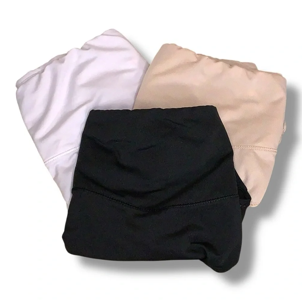 NWOT XL Hanes Set Of 3 Underwear Briefs Neutral Tones White Beige Black Classic